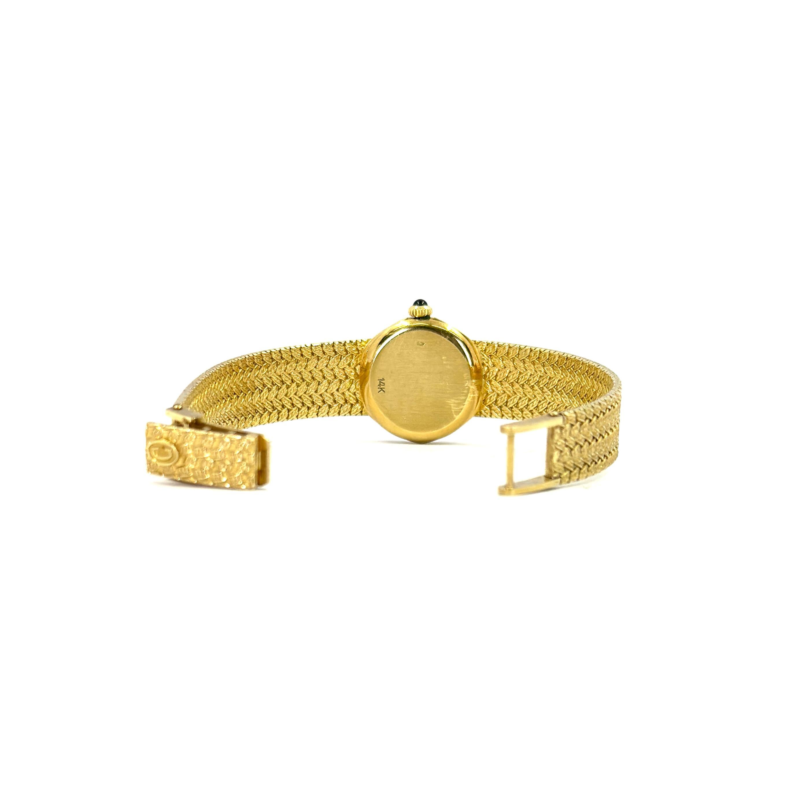 Ladies Yellow Gold Concord Hexagon Quartz Watch For Sale 2