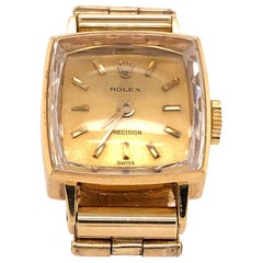 Retro Ladies Yellow Gold Rolex Bracelet Watch, circa 1960