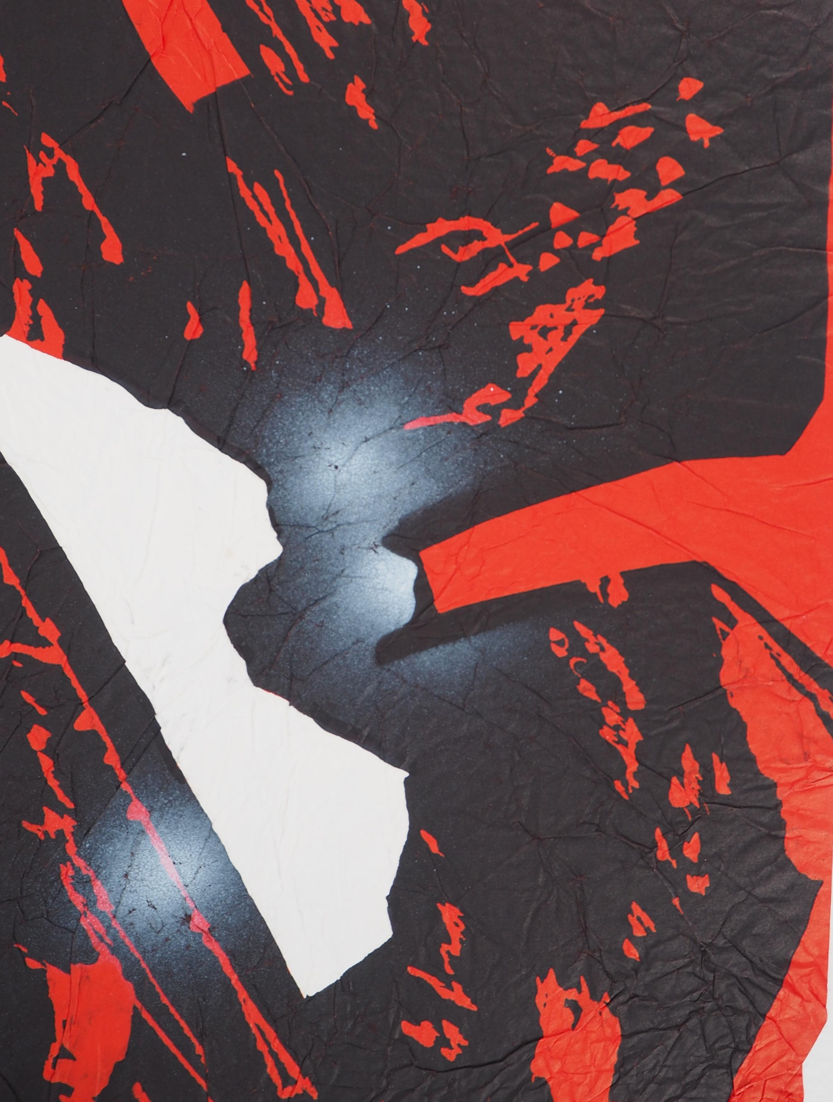 Ladislaus Kijno
Verstrichene Zeit in Rot

Siebdruck auf gerilltem Papier, aufgetragen auf Vellum
Veredelt mit Acrylmalerei
Vollständig von der Künstlerin handgefertigt 
Handsigniert mit Bleistift
Für einen Satz von 9 Stück (jedes Stück ist