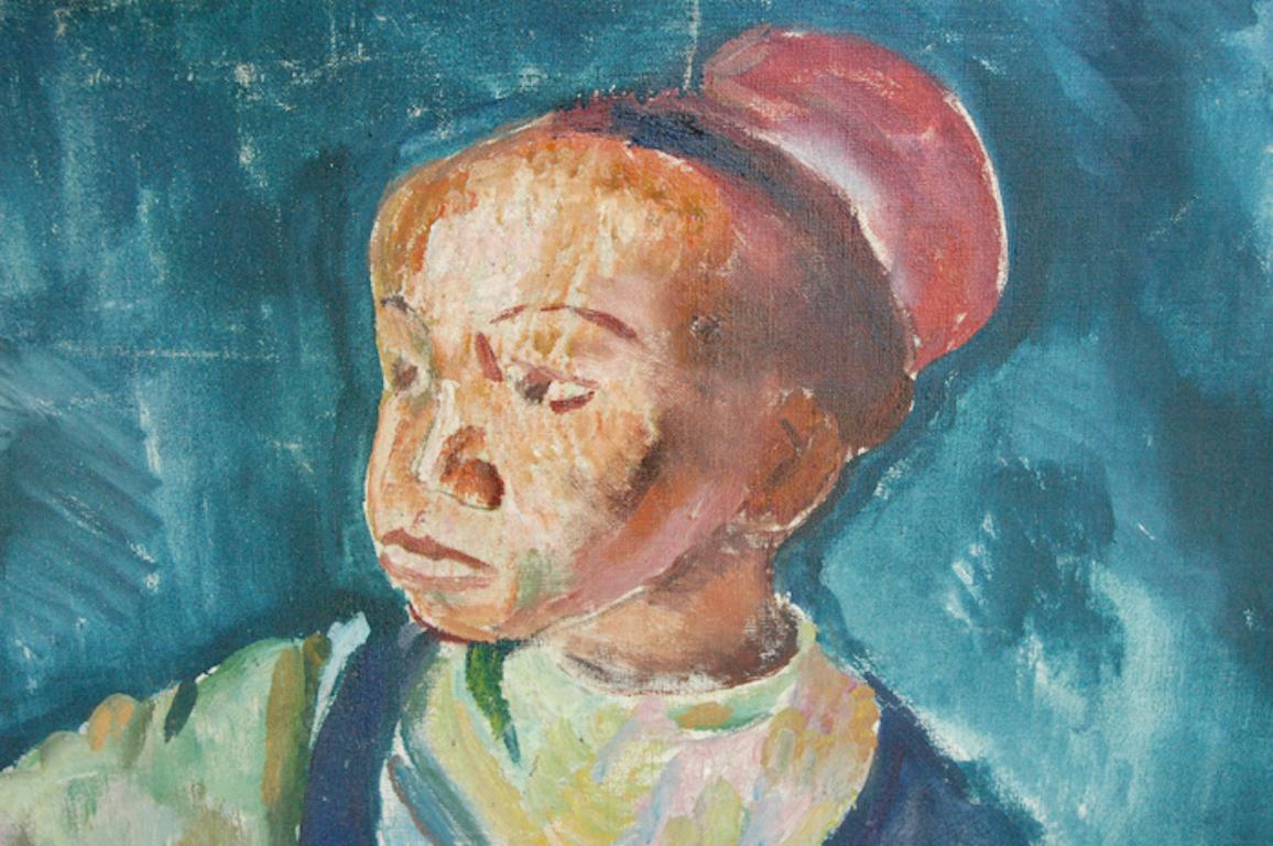 Ladislas Laszlo Barta (Ungarischer Künstler 1902 - 1961); Junges Marokkanisches Ölgemälde auf Leinwand im Angebot 3