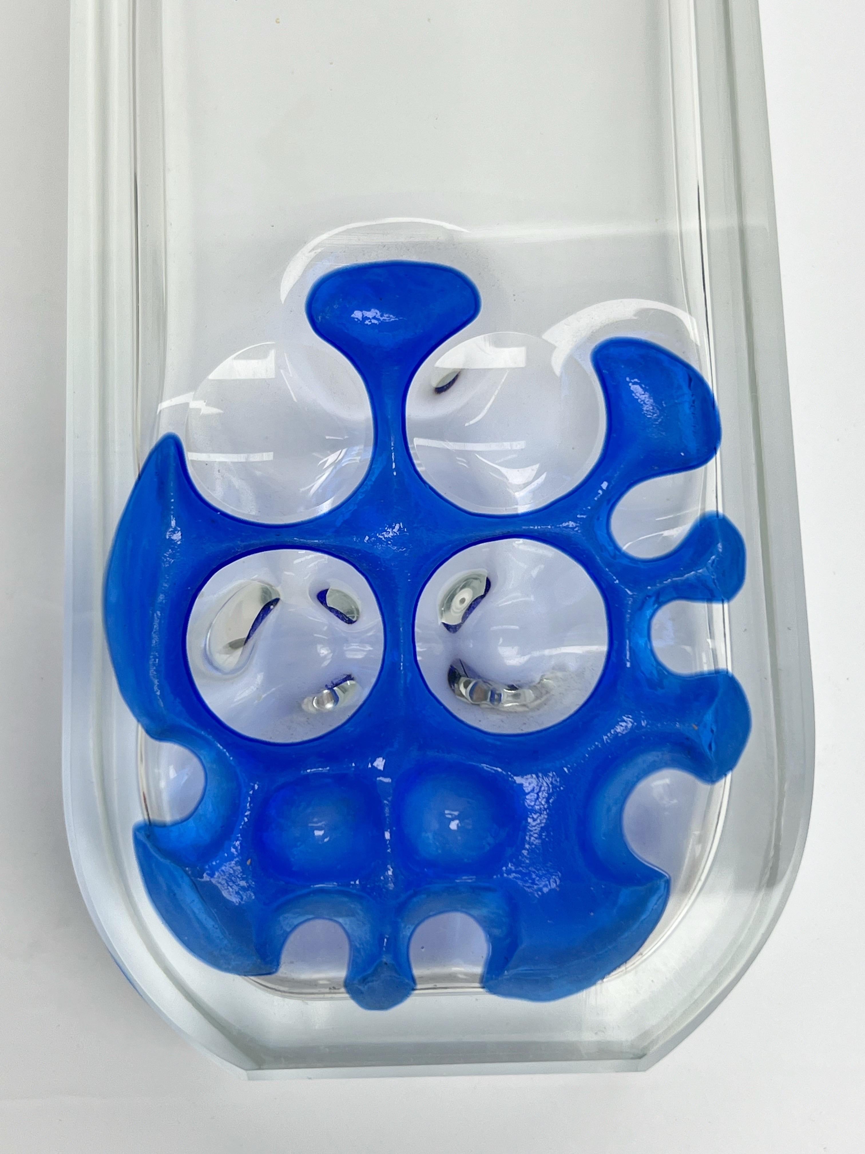 Ladislav Oliva Art Glass Modernist Vase In Good Condition For Sale In Miami, FL