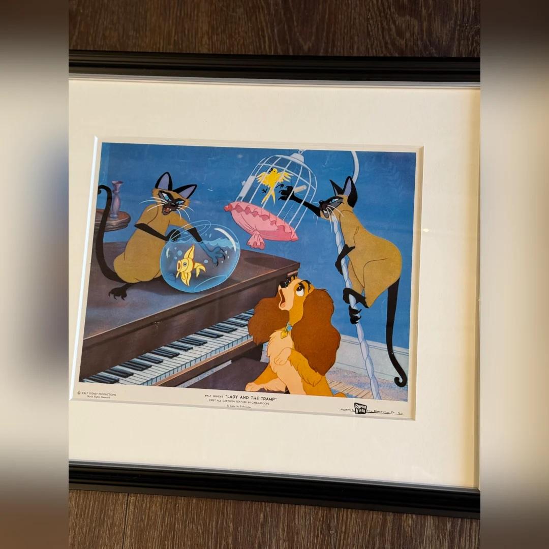Lady and The Tramp (1955) (Mitte des 20. Jahrhunderts) im Angebot