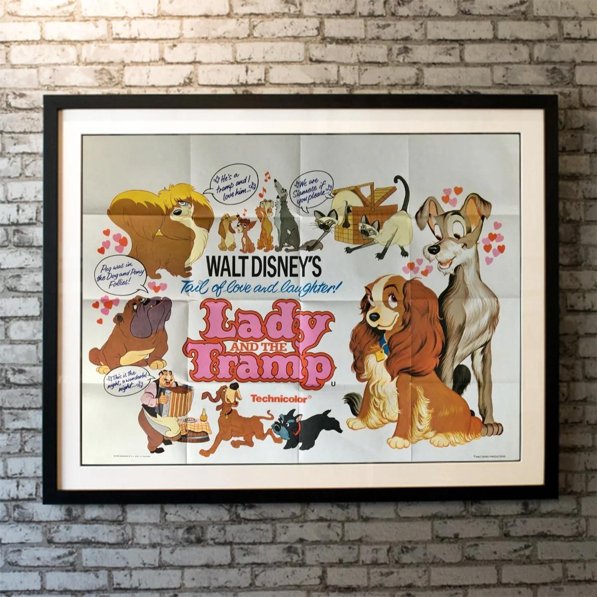 Lady and The Tramp (1970's R) In Excellent Condition For Sale In London, GB