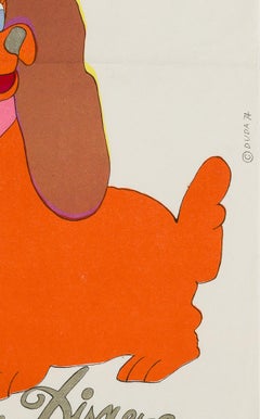 "Die Frau und der Strolch" Original tschechisches Filmplakat:: Stanislav Duda:: 1974