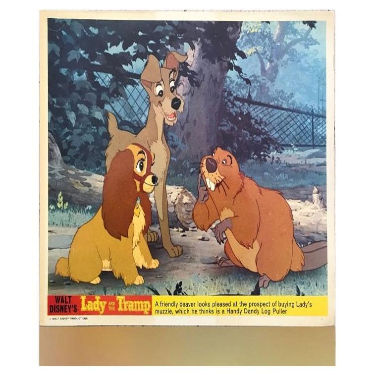 Lady and the Tramp, Unframed Poster 1970s R, #1 of a Set of 8 For Sale