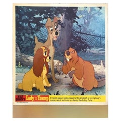 Lady and the Tramp, Unframed Poster 1970s R, #1 of a Set of 8