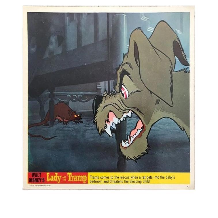Lady and the Tramp, Unframed Poster 1970s R, #4 of a Set of 8 For Sale