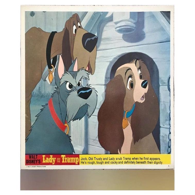 Lady and the Tramp, Unframed Poster 1970s R, #5 of a Set of 8 For Sale