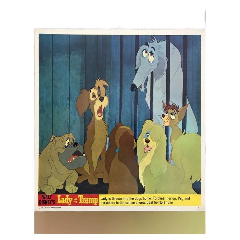 Lady and the Tramp, Unframed Poster 1970s R, #7 of a Set of 8 For Sale