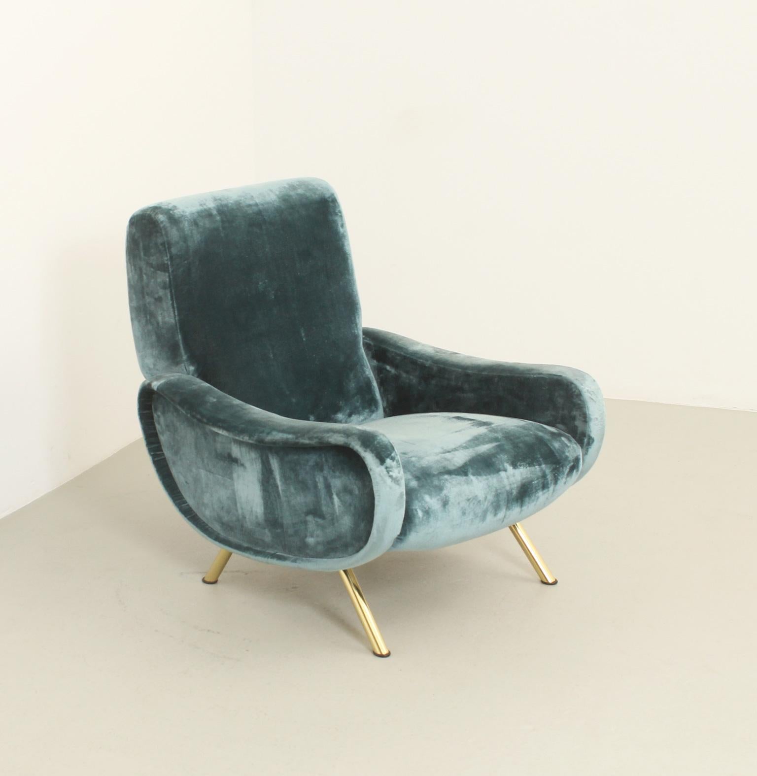 Mid-20th Century Lady Armchair by Marco Zanusso for Arflex, Italy For Sale