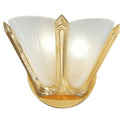 Lady Art-Deco Golden Sconce