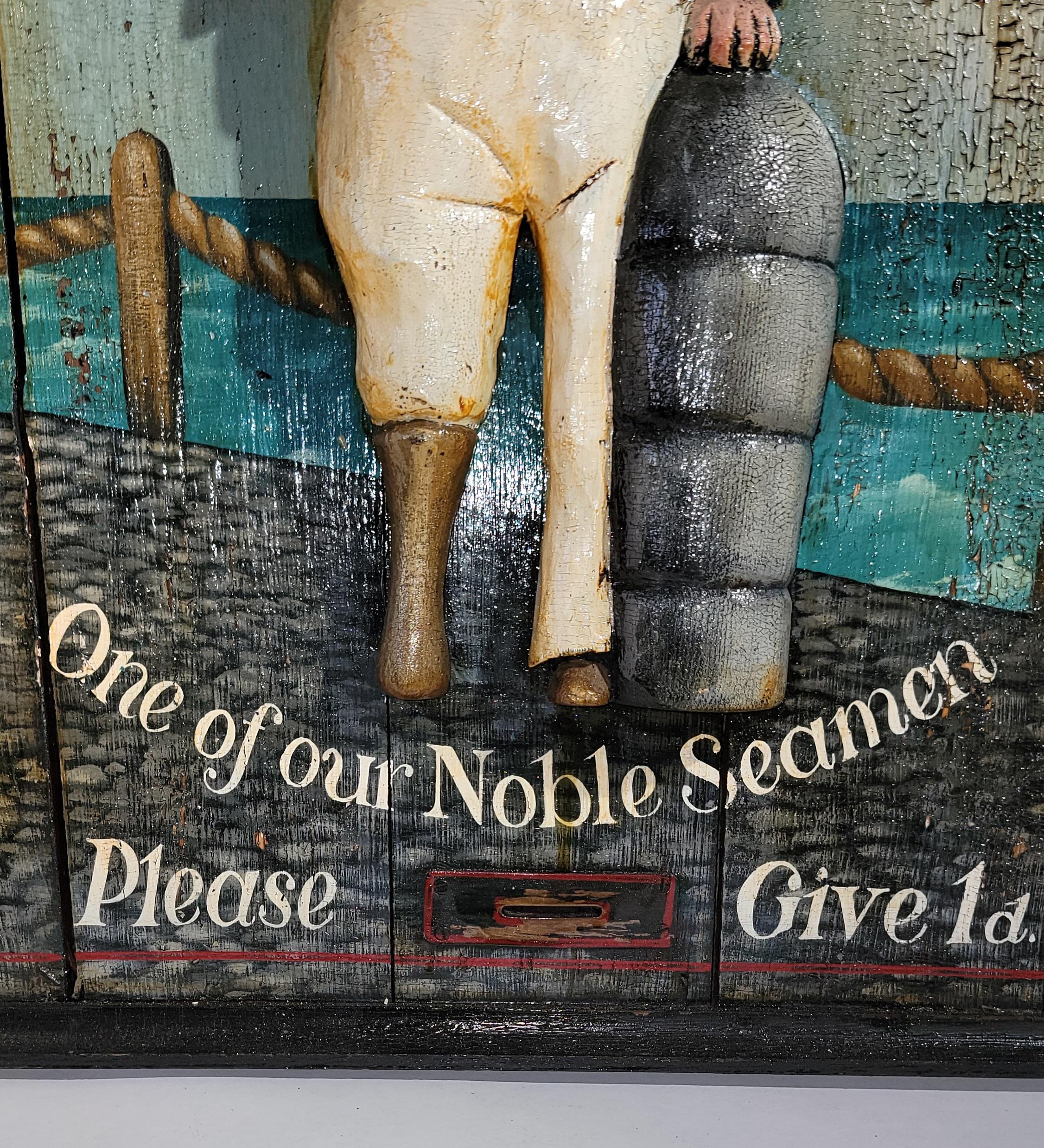 20th Century Lady Blessingtons Sailors Donation Momento Plaque For Sale