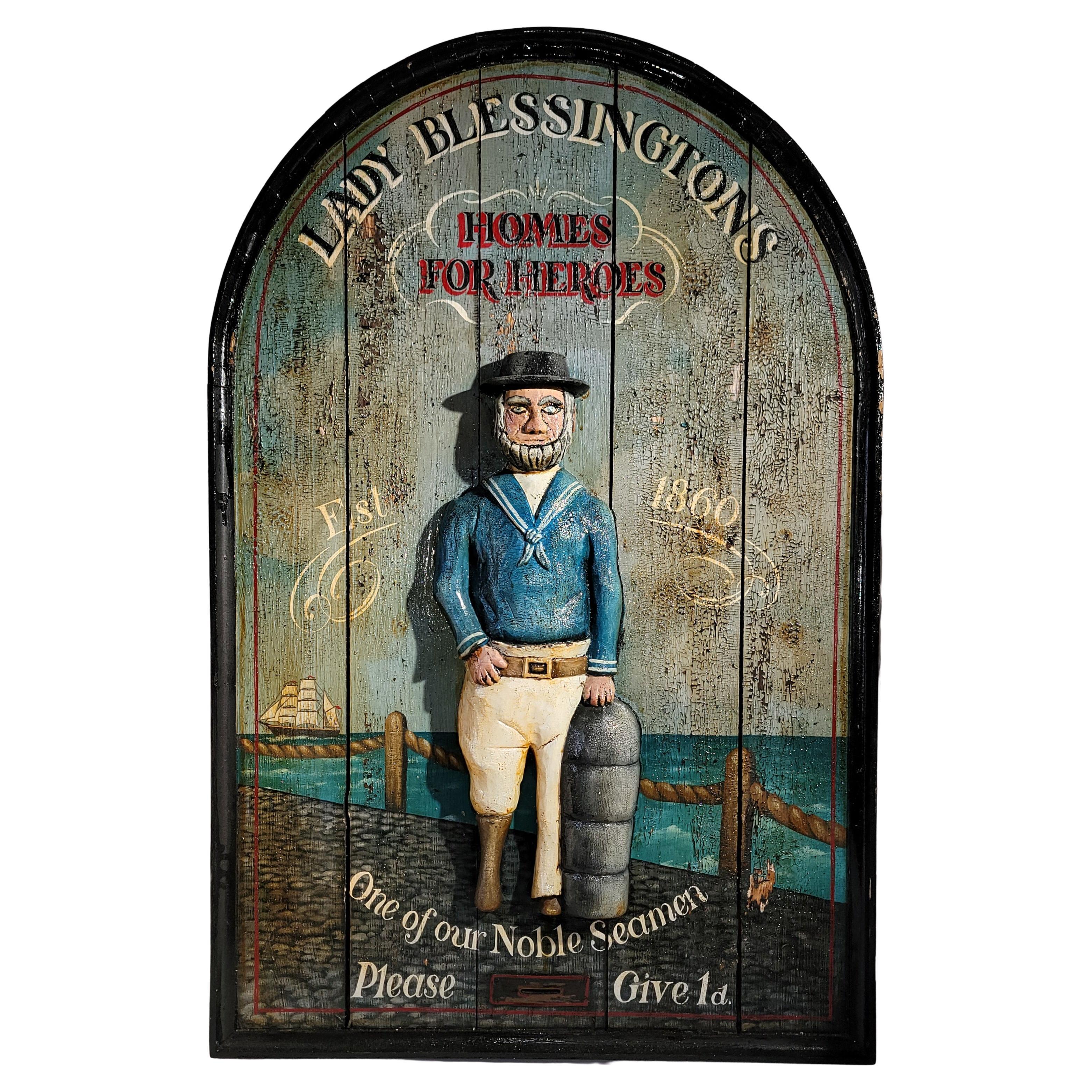 Lady Blessingtons Sailors Donation Momento Plaque