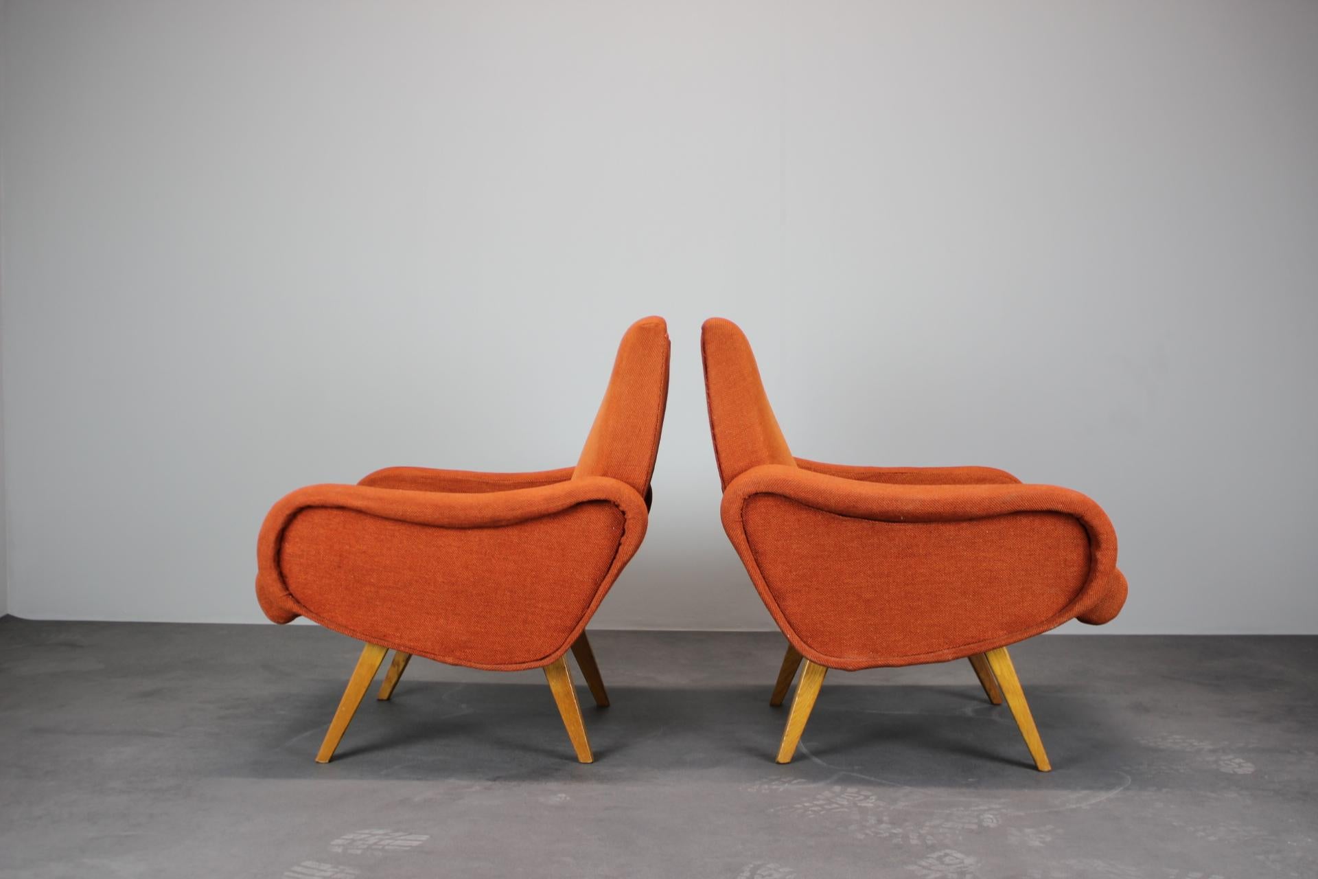 Silla 'Lady Chair' al estilo de Marco Zanuso, 1950 Italiano en venta