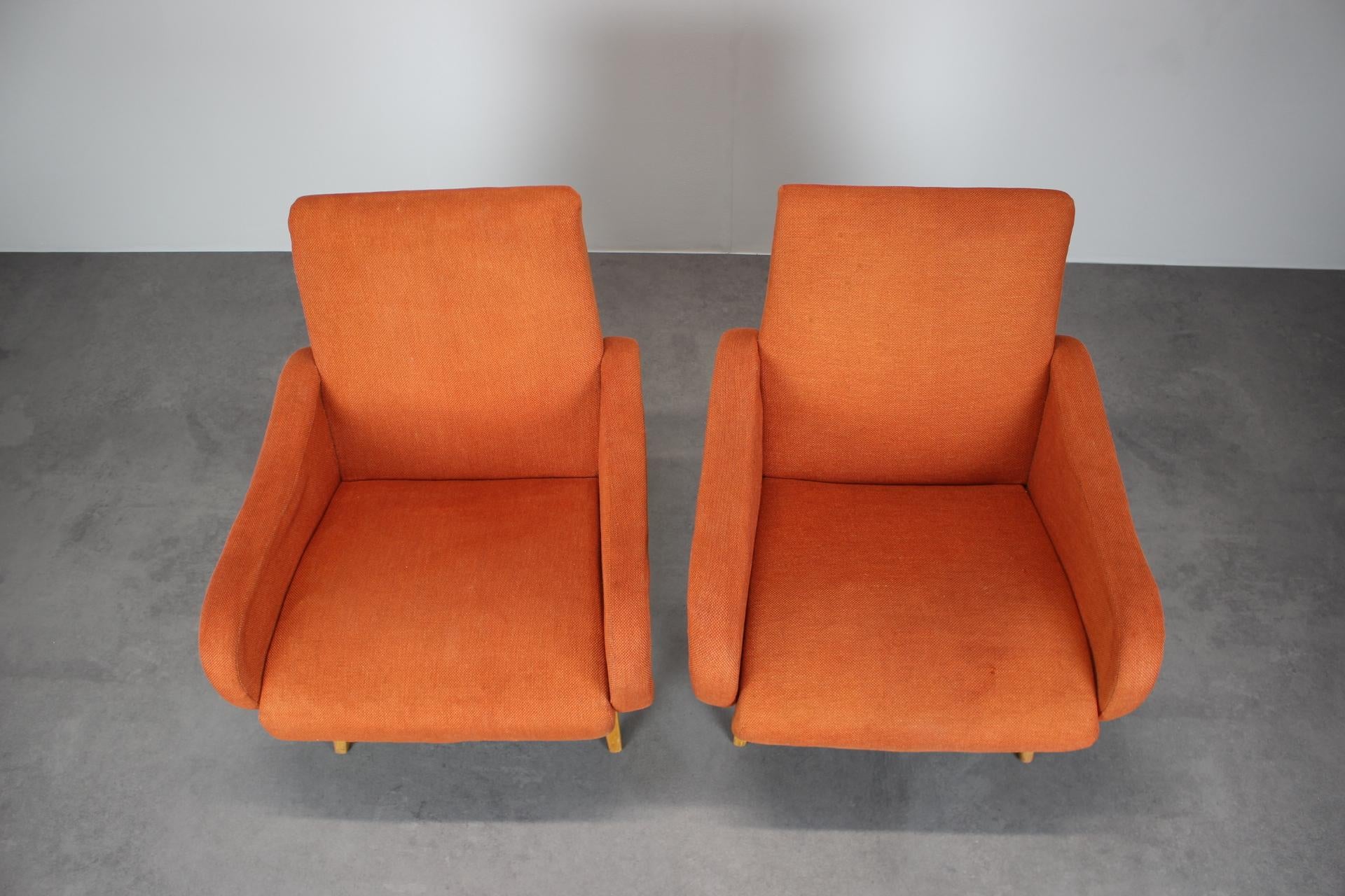 Silla 'Lady Chair' al estilo de Marco Zanuso, 1950 Tela en venta