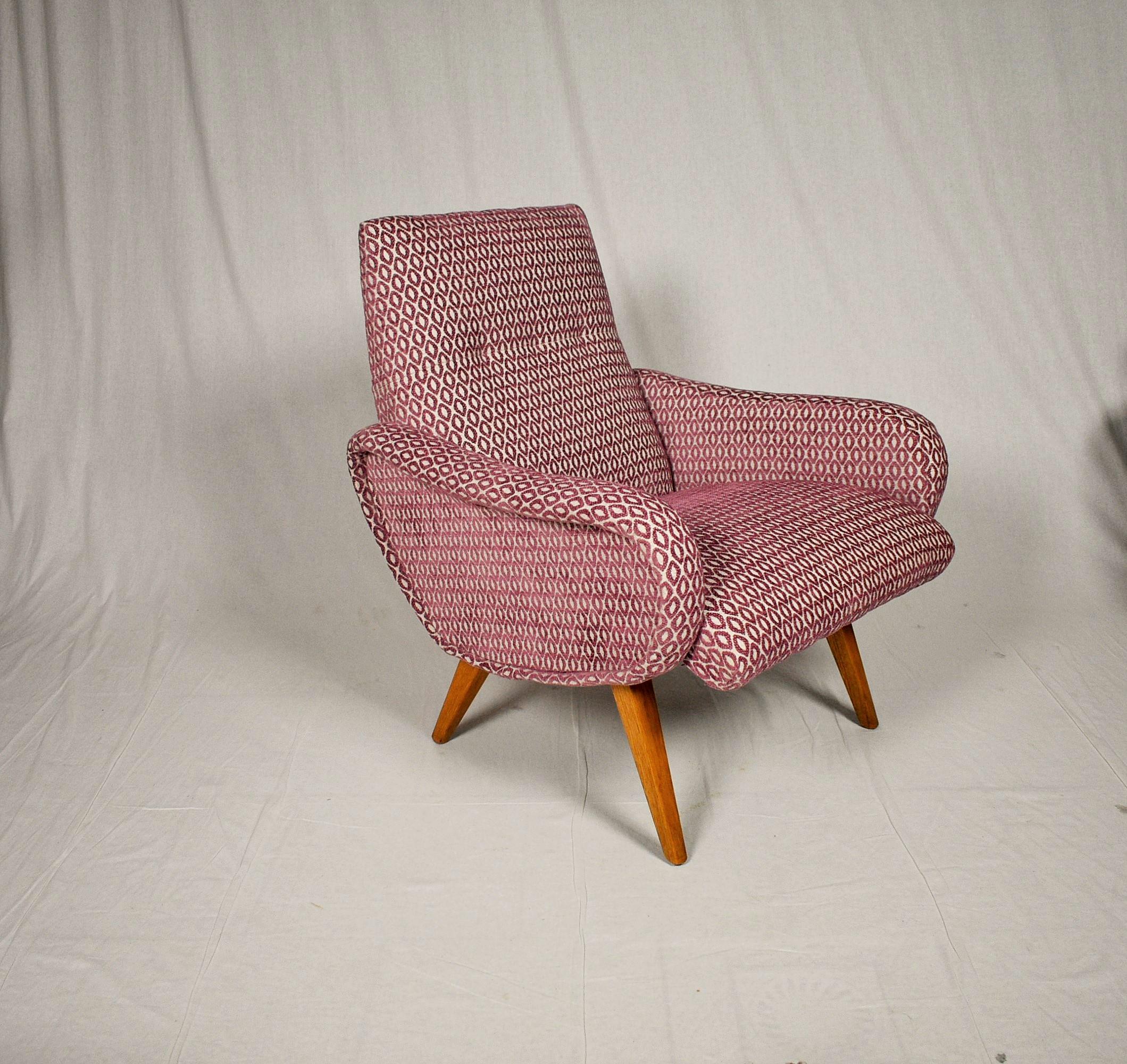 Mid-20th Century 'Lady Chair' in Style of Marco Zanuso, 1960s