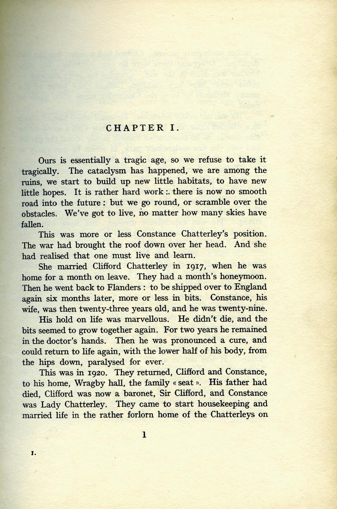 Papier Lady Chatterly's Lover de D.H. Lawrence - ÉditionIRATE en vente