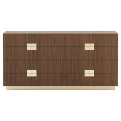 Chest of drawers with veneer wood by Laskasas (made to order)