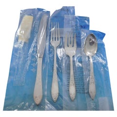 Lady Claire by Stieff Sterling Silver Flatware Set for 6 Service 26 pieces New