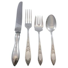 Lady Claire by Stieff Sterling Silver Flatware Set for 8 Service 38 Pieces