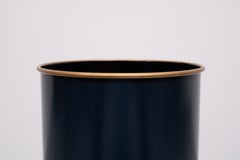 Lady Clare Dark Blue Metal Umbrella stand 1970s England