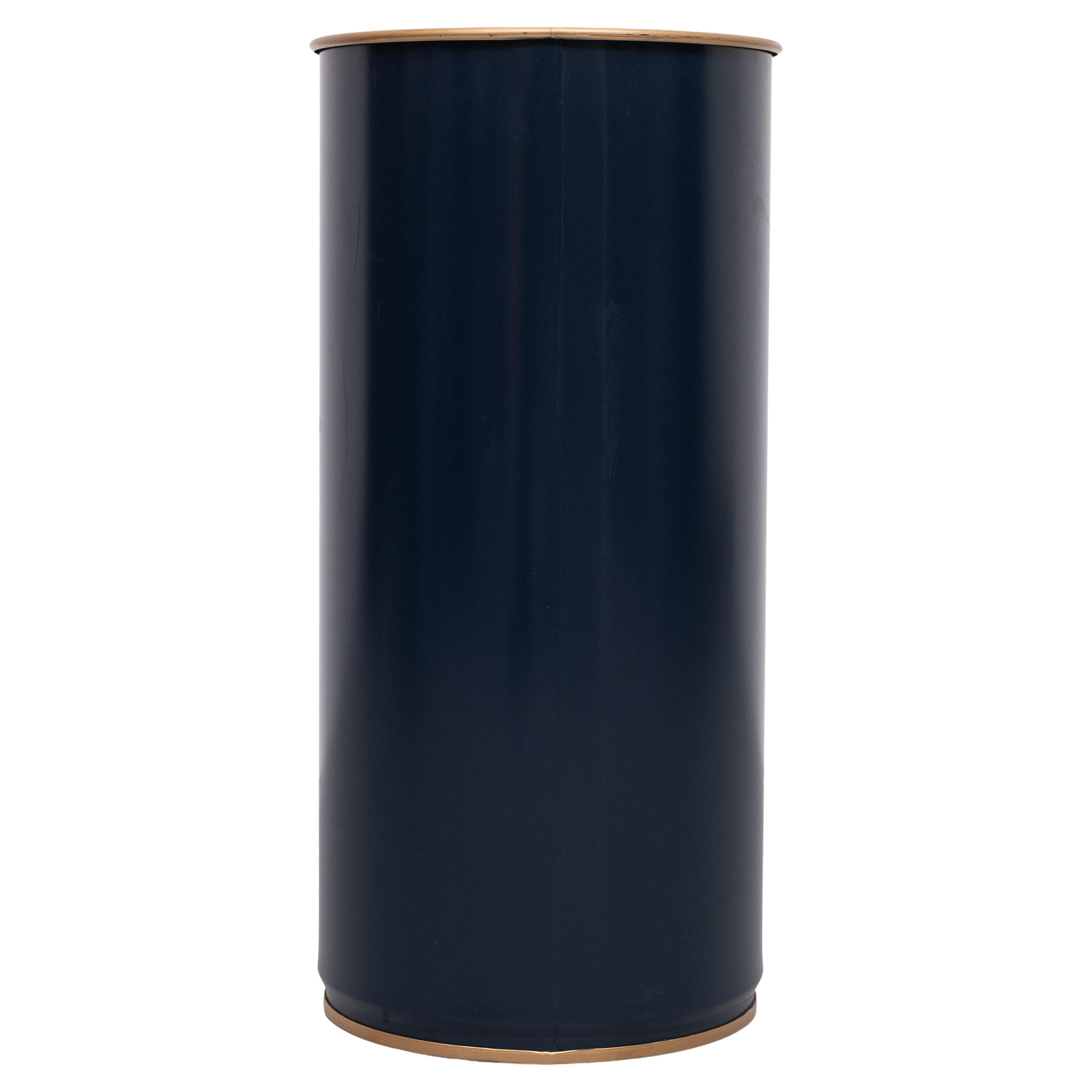 Lady Clare Portaombrelli in metallo blu scuro 1970 Inghilterra