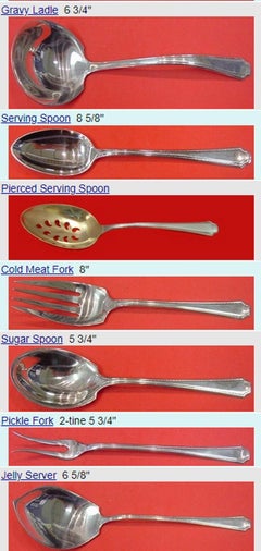 Lady Constance by Towle Sterling Silver Flatware Set 109 Pieces