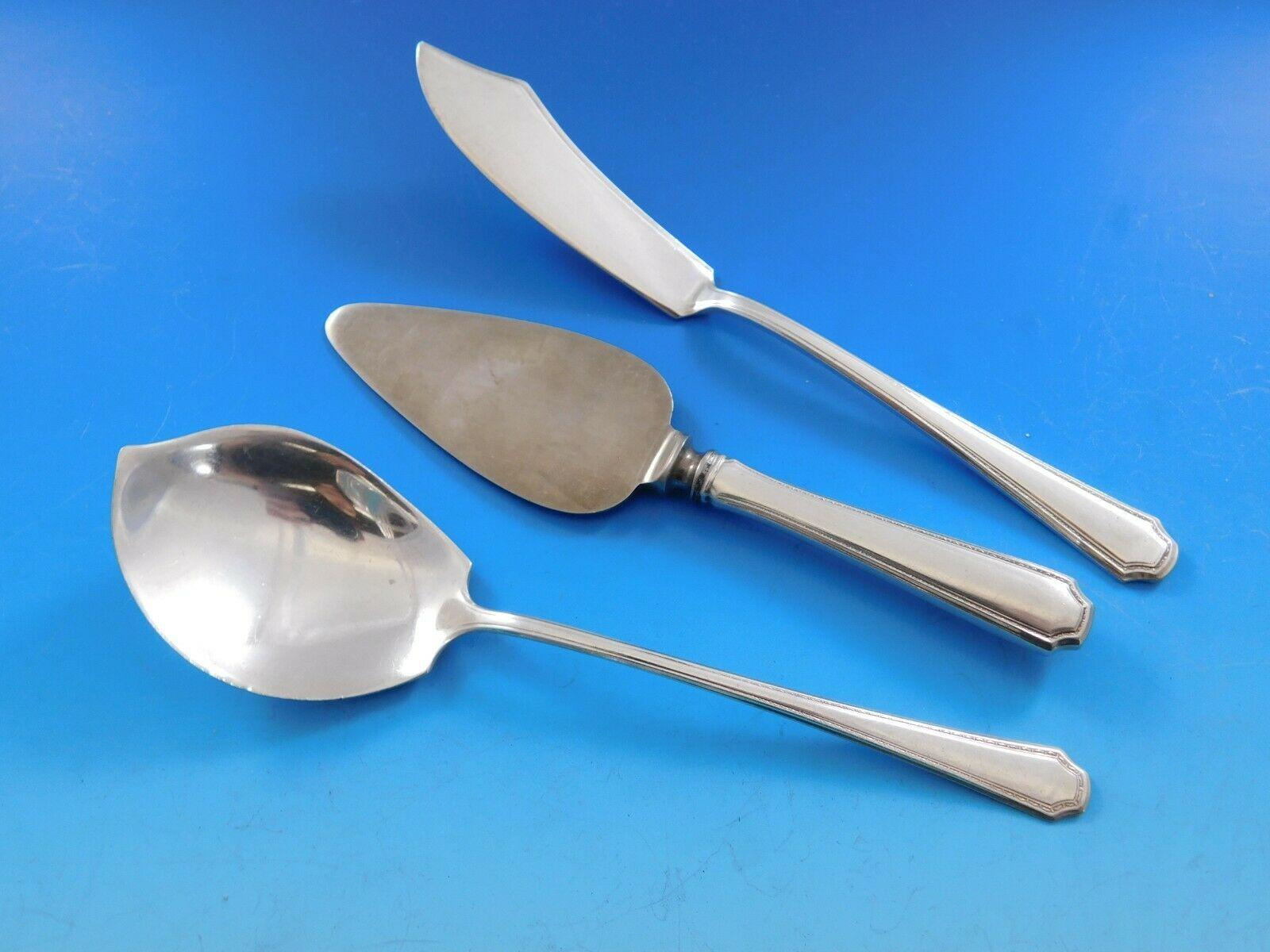 Lady Constance by Towle Sterling Silver Flatware Set for 8 Service 77 Pieces For Sale 2