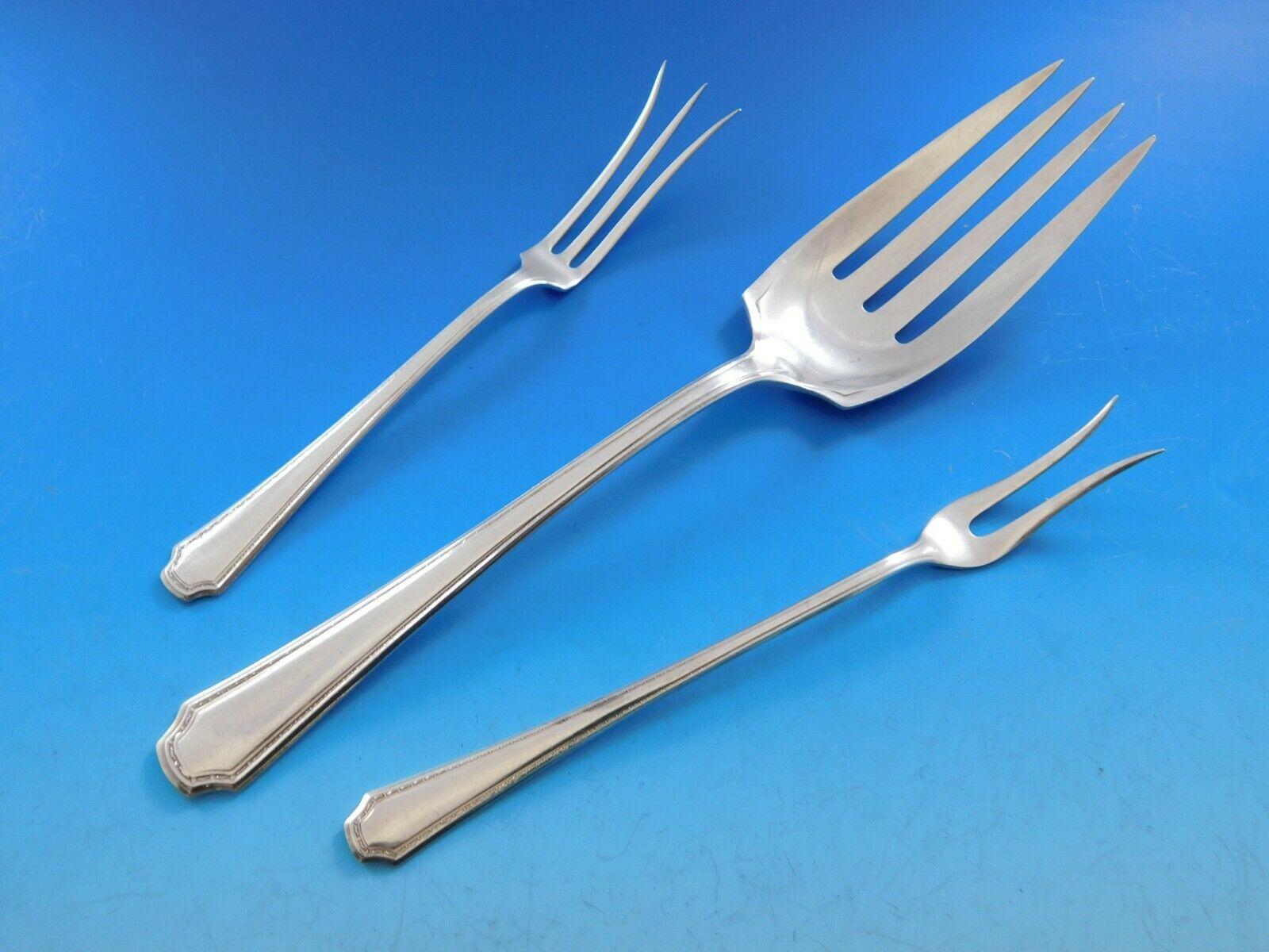 Lady Constance by Towle Sterling Silver Flatware Set for 8 Service 77 Pieces For Sale 4