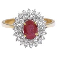 Lady Di Ruby & Diamond Ring