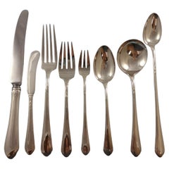Antique Lady Diana by Towle Sterling Silver Flatware Set For 12 Service 101 Pieces
