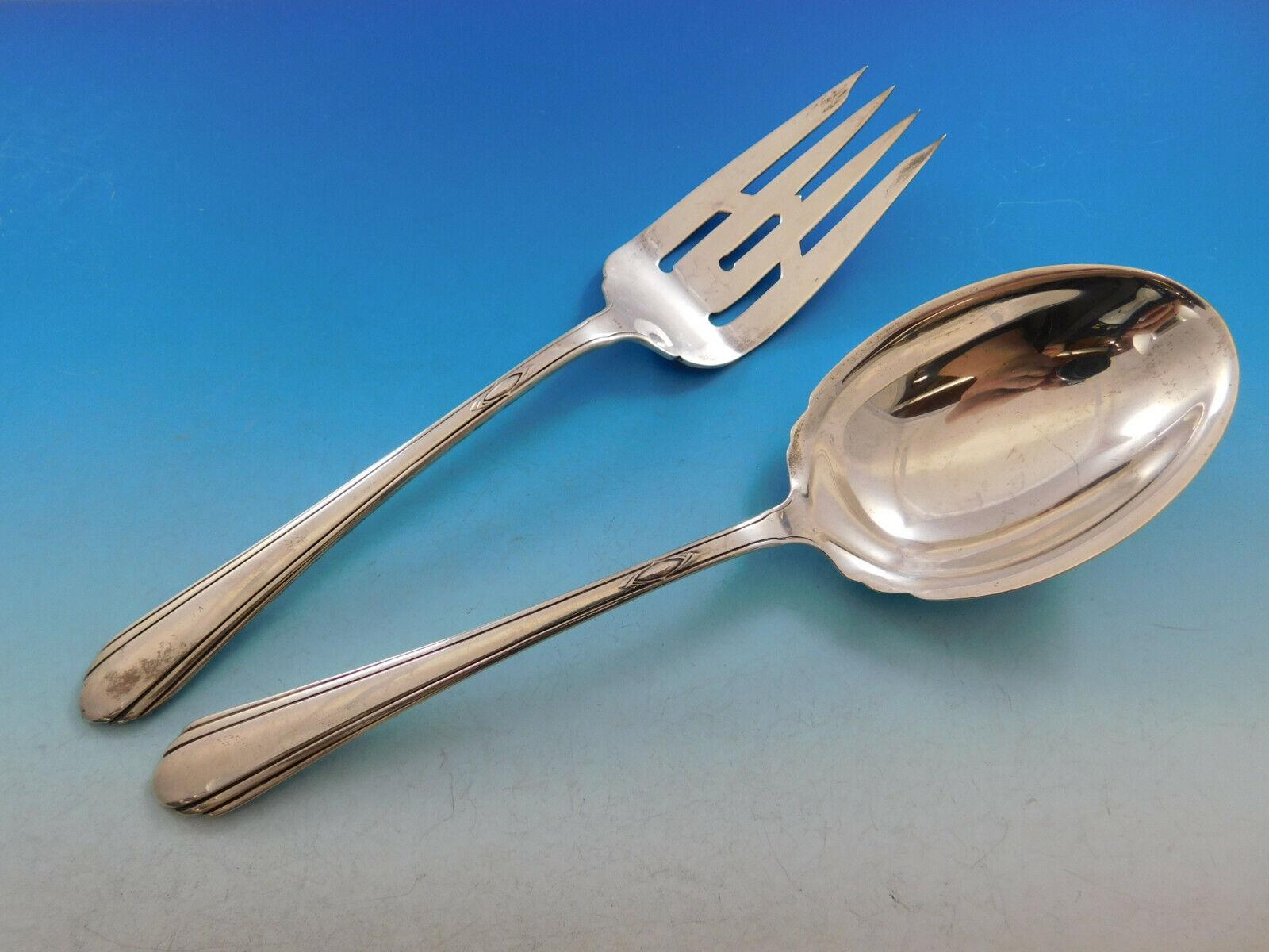 Juego de Cubiertos de Plata de Ley Lady Diana by Towle para 12 Servicio 88 piezas Estadounidense en venta