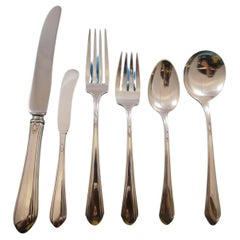 Lady Diana by Towle Sterling Silver Flatware Set for 12 Service 88 pieces