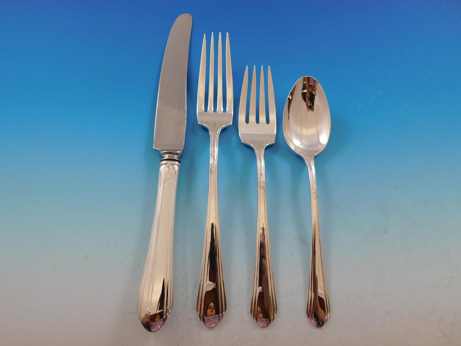 Lady Diana by Towle sterling silver flatware set - 56 pieces. This set includes:

Eight knives, 8 7/8