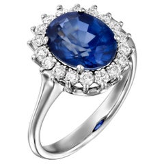 Lady Diana Sapphire Diamond Ring