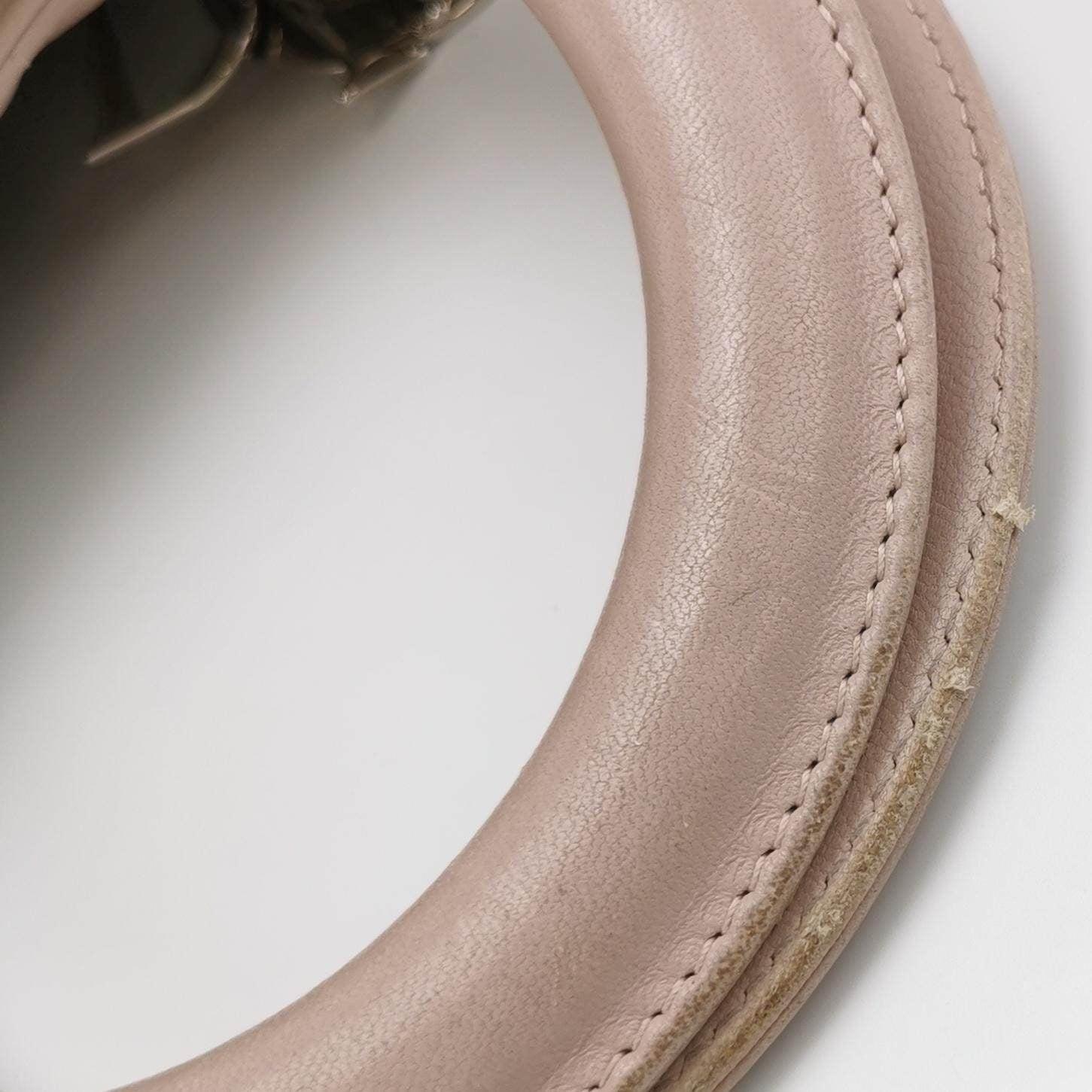 Lady Dior 2012 Large Bag Pink Lambskin Cannage Leather For Sale 10