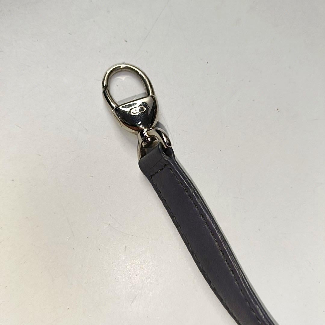 Lady Dior Large Dark Grey Lambskin Cannage Leather Silver Hardware For Sale 6