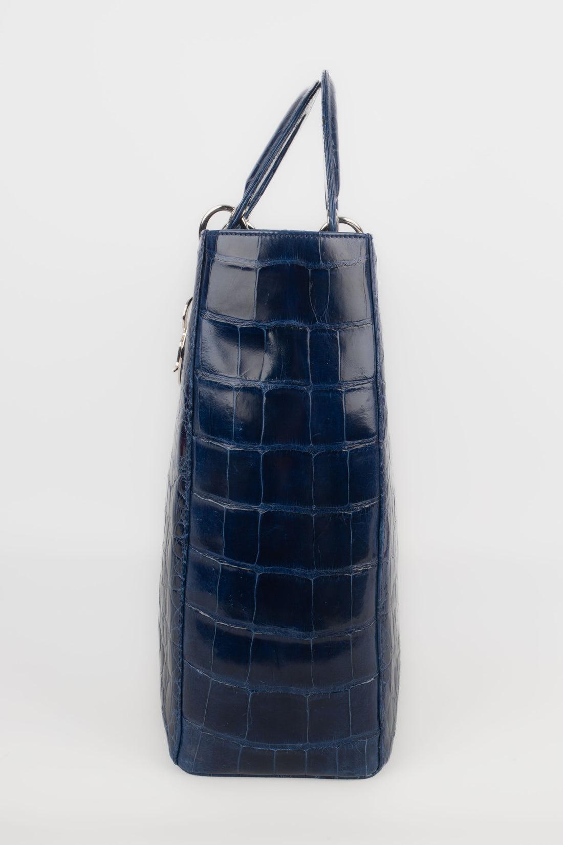 Women's Lady Dior Leather Bag, 2009 For Sale