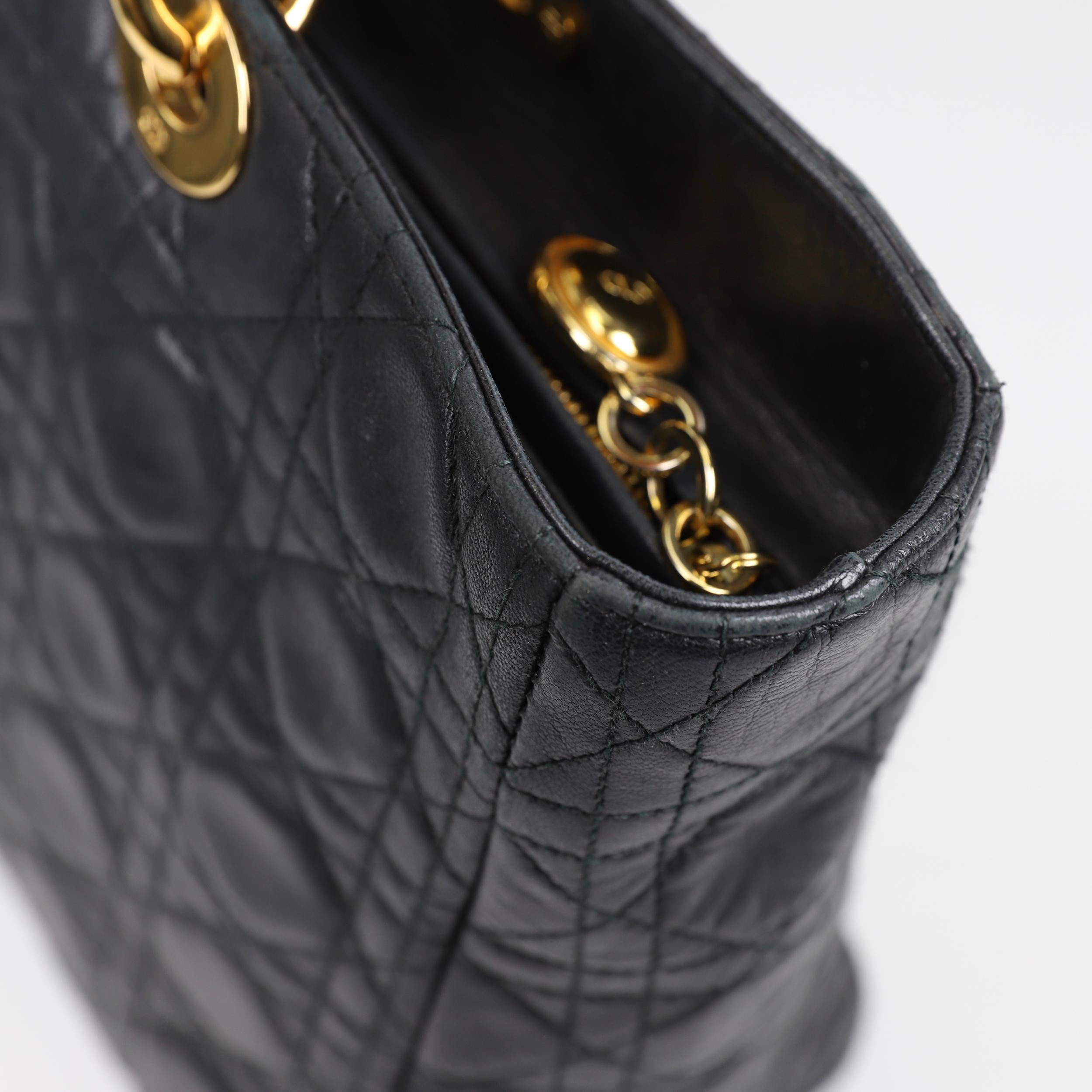 Lady Dior Leather handbag For Sale 8