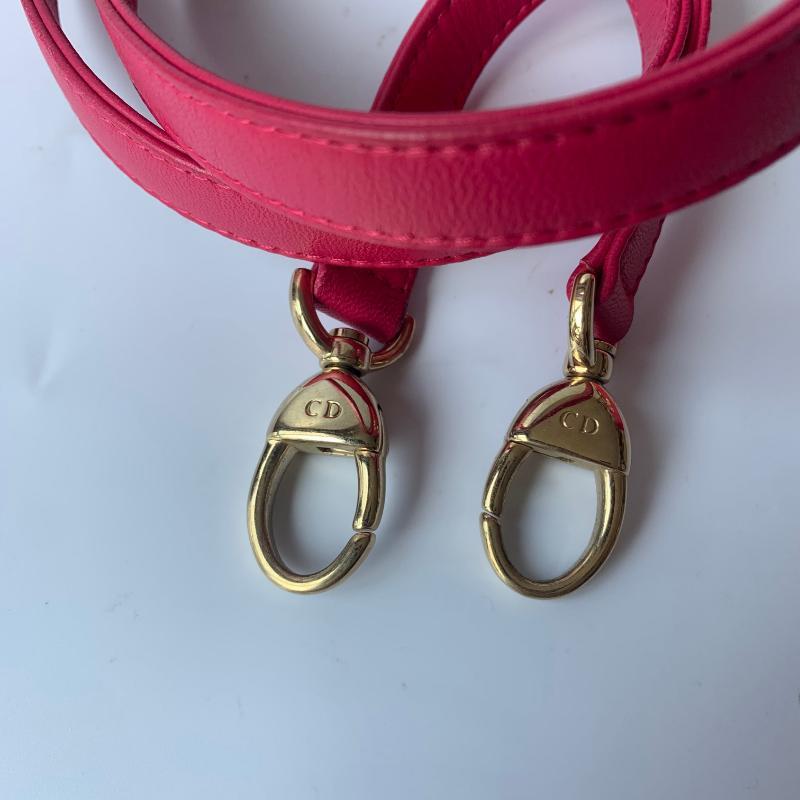 Lady Dior Medium Bag Fuchsia Cannage Lambskin Leather Gold-tone Hardware 14