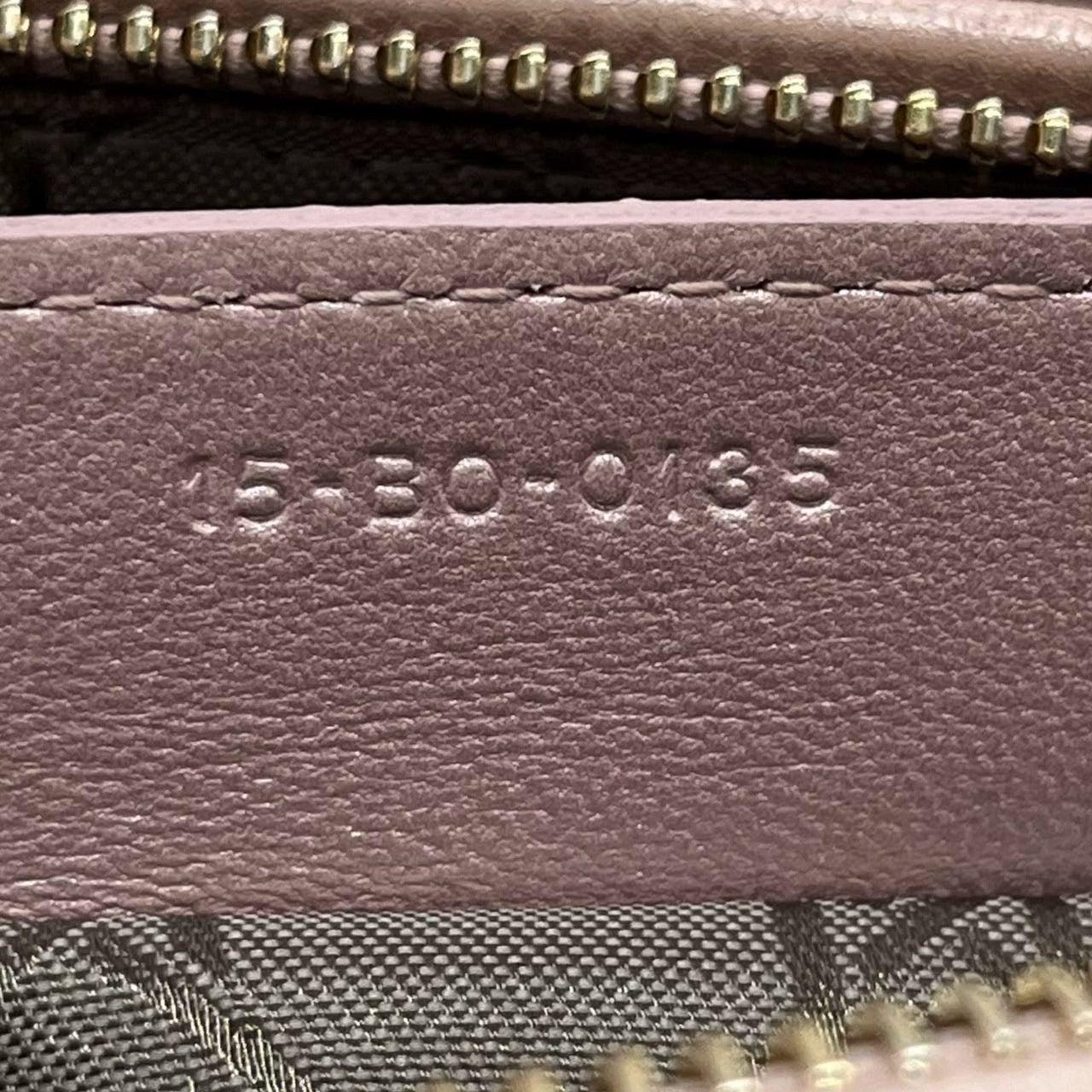 Lady Dior Medium Handbag Pearlescent Pink Cannage Leather Gold Hardware 5