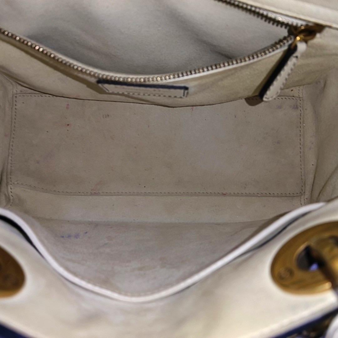 Lady Dior Medium Love White Calfskin Leather with Gold-tone Hardware 9
