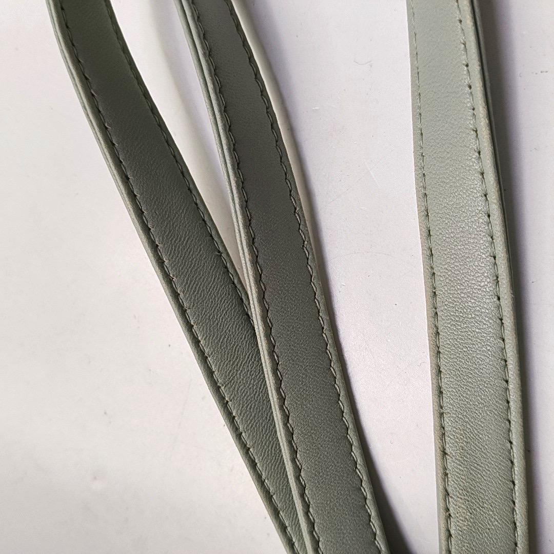 Lady Dior Medium Mint Green Lambskin Leather Silver Hardware For Sale 11