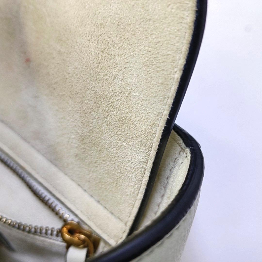 Lady Dior Mini 2018 x Niki De Saint Phalle Dioramour White Calfskin leather Gold in vendita 7