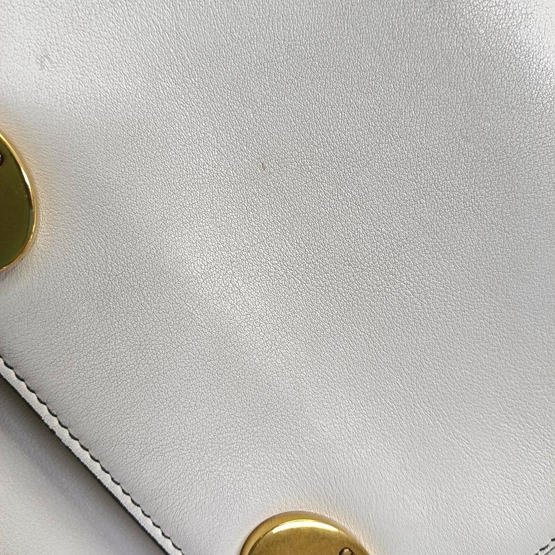 Lady Dior Mini 2018 x Niki De Saint Phalle Dioramour White Calfskin leather Gold in vendita 8