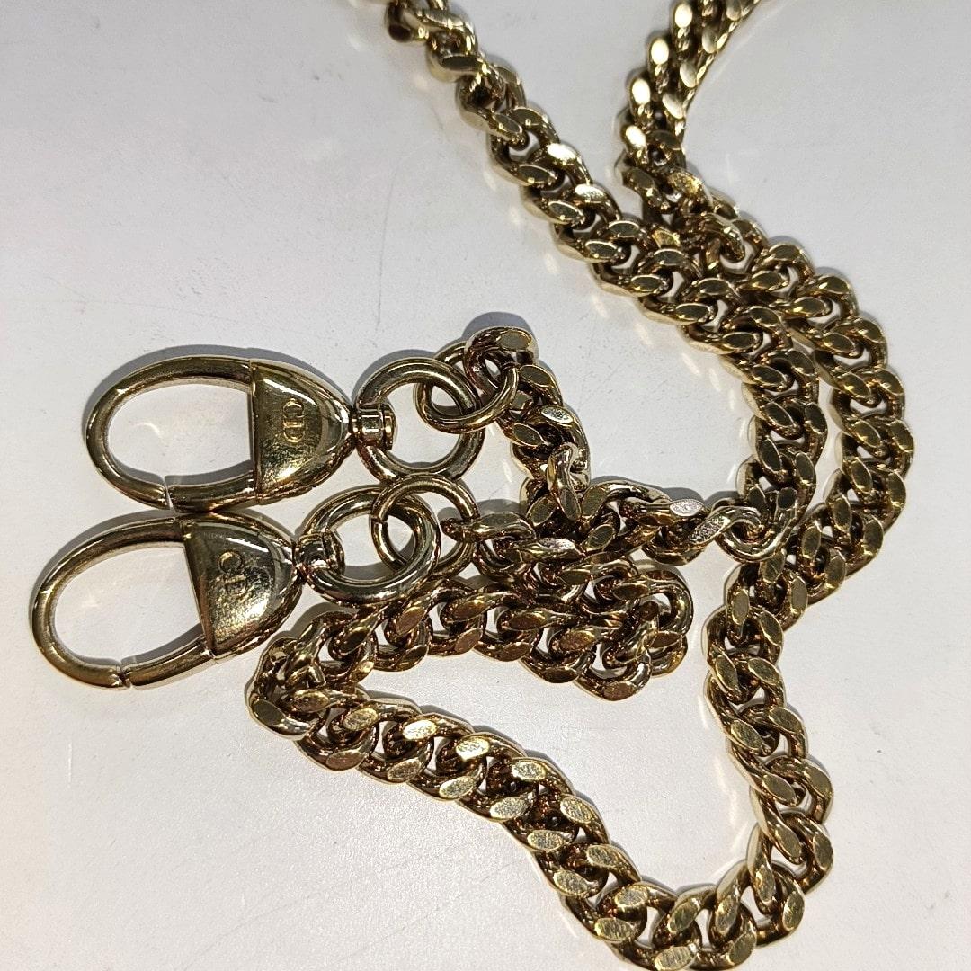 Lady Dior Mini Red Lambskin Leather Gold HW Chain Strap 6