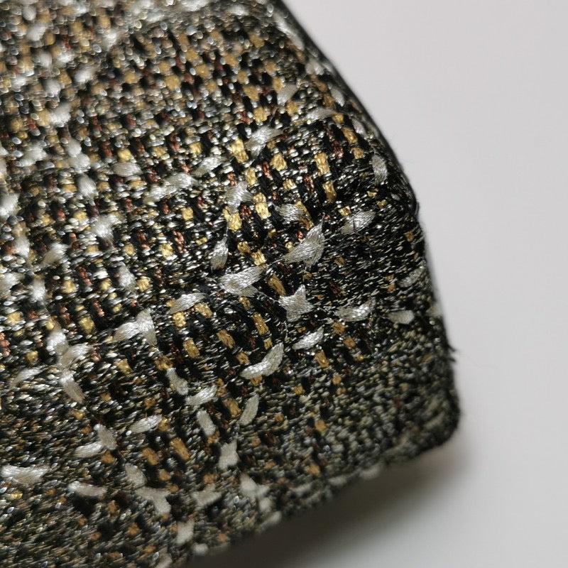 Lady Dior Mini Christimas 2011 Limited Edition Schwarzer Tweed und Sternenkette 4