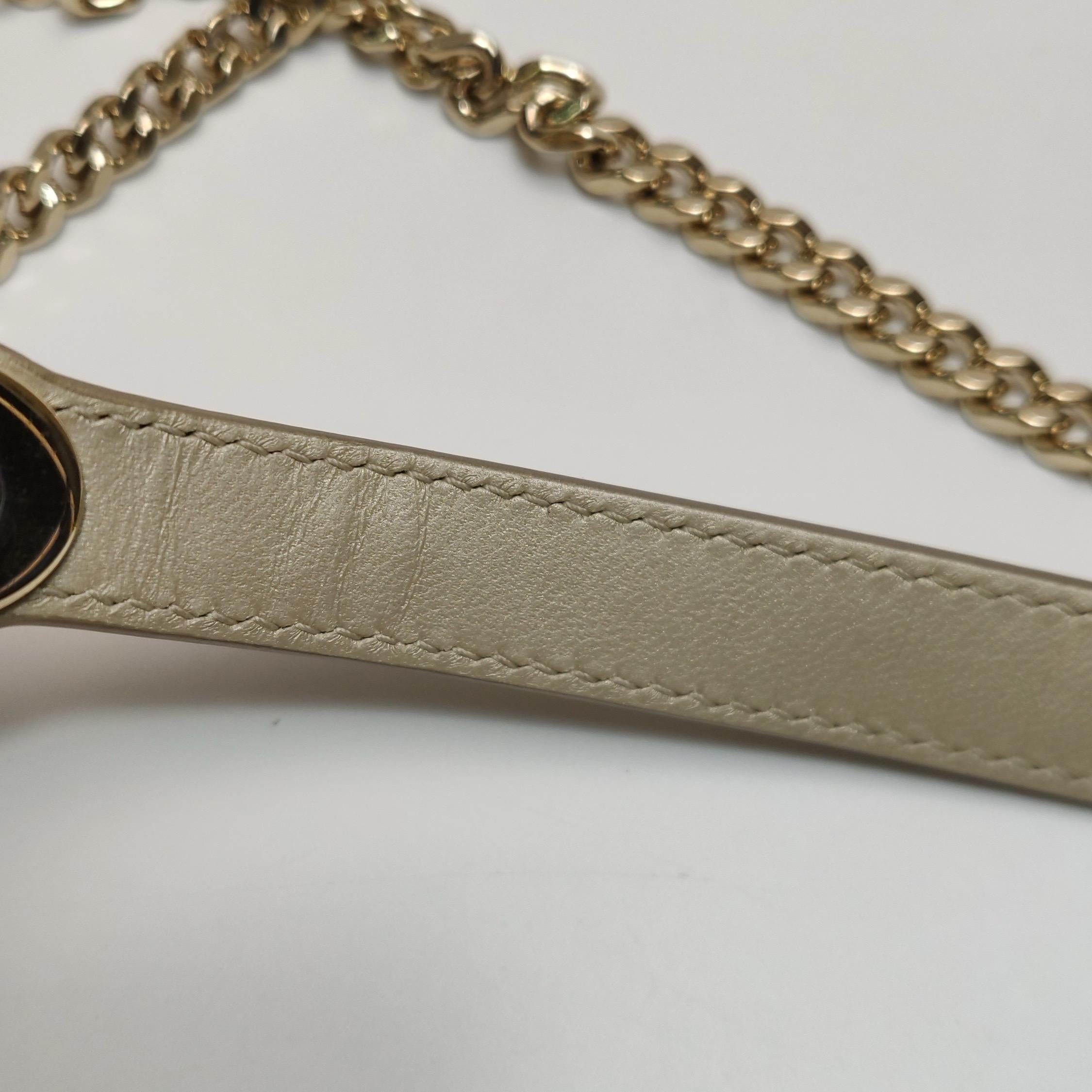 Lady Dior Mini Gold Leather with Crystals Gold Hardware 2020 For Sale 5