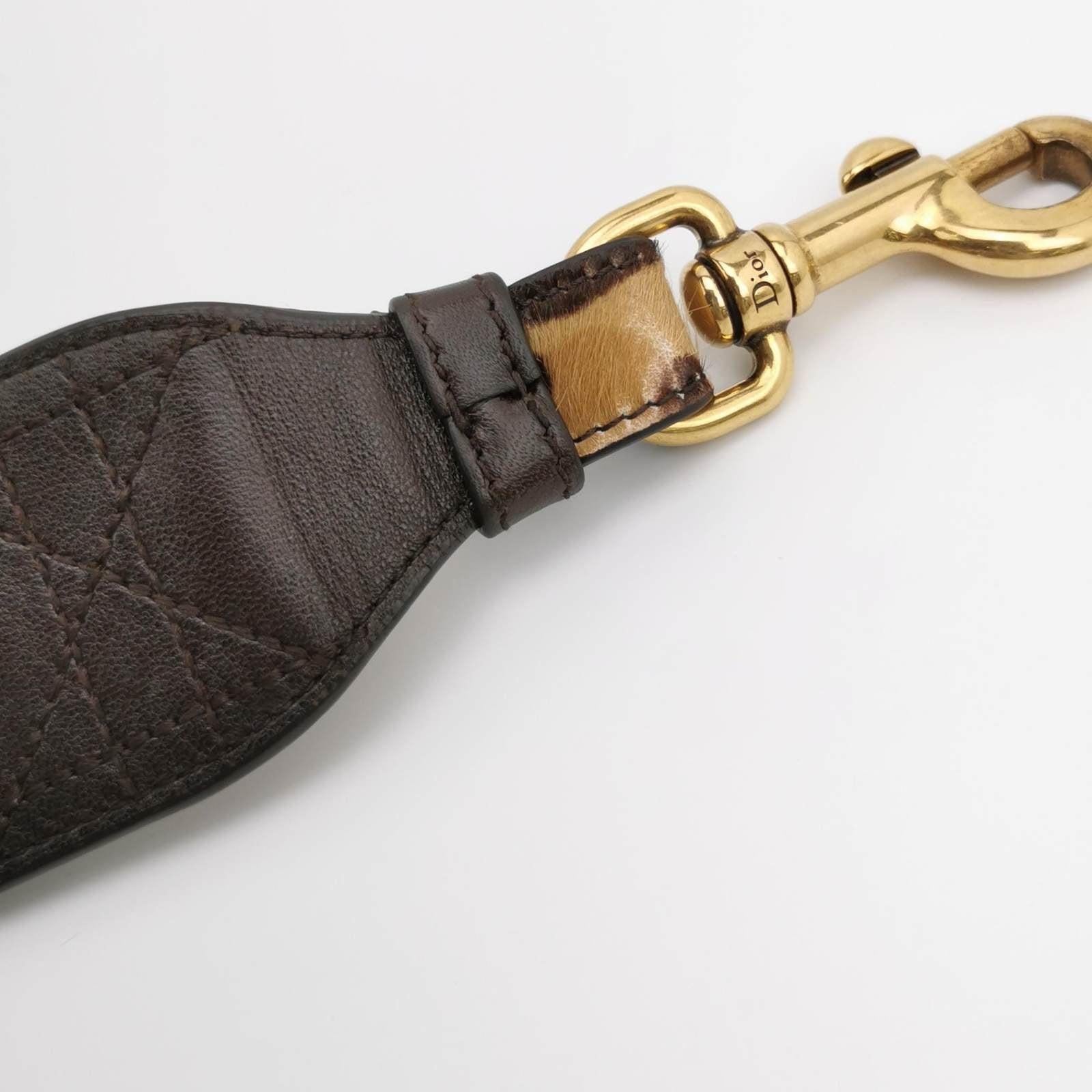 Lady Dior Mini Handbag Pony-style Calfskin Leather Leopard Print 12