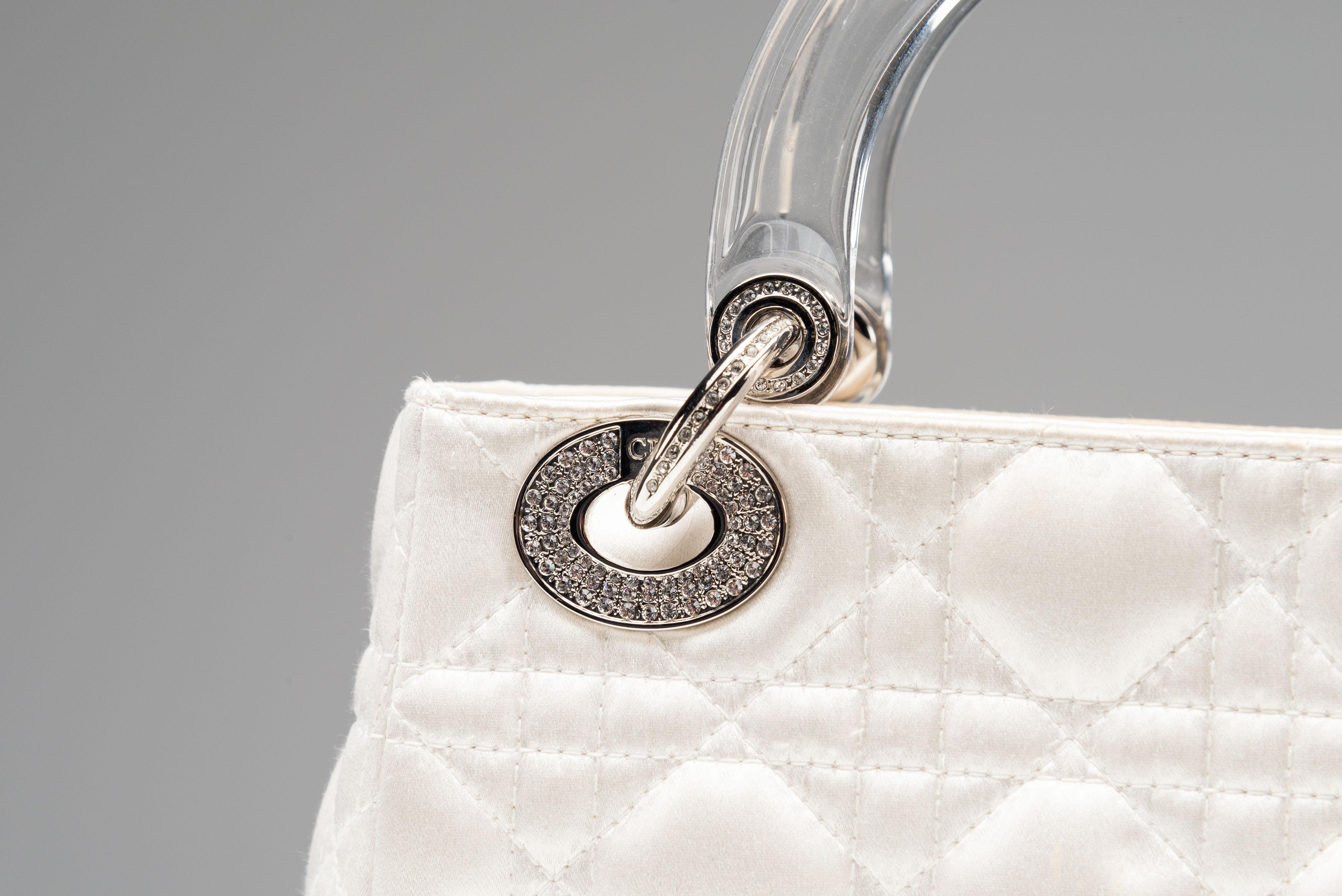 Lady Dior Mini Satin Bag with Crystals RARE 5